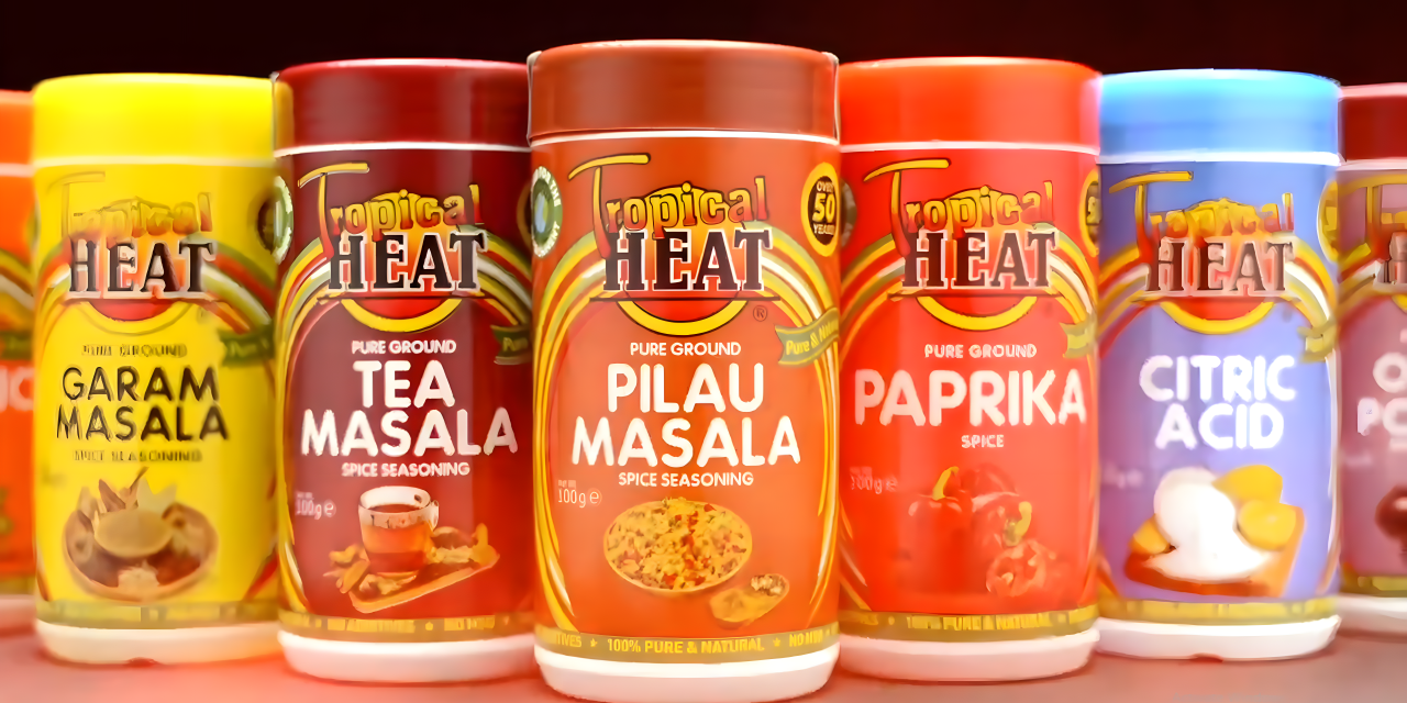 Tropical Heat Unveils Eco-Friendly Packaging for Spice Family Range